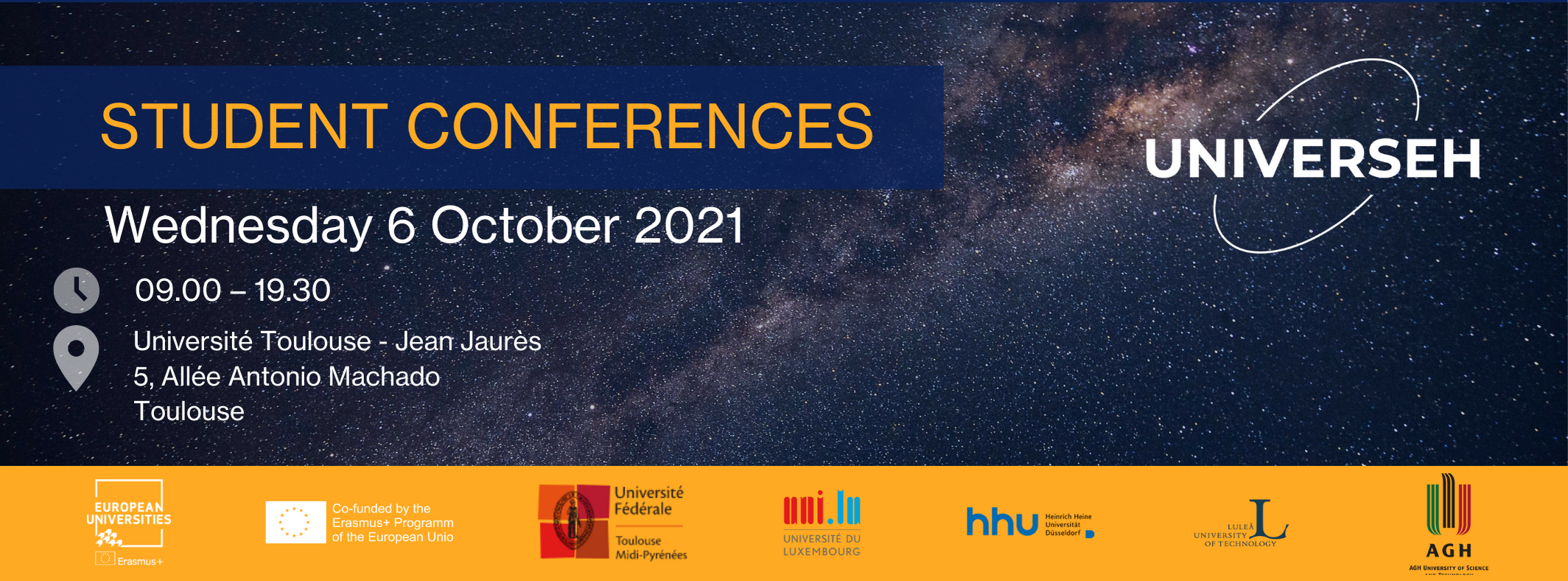 Student conferences on 6th October 2021